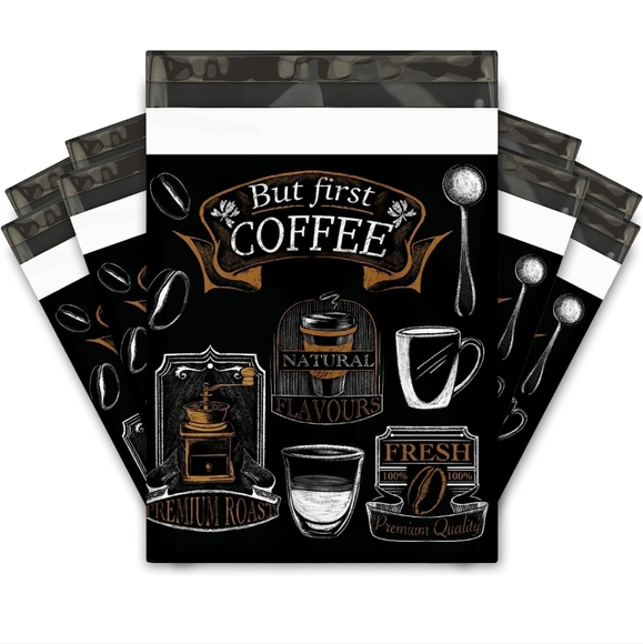 15 Brand New Coffee Polymailers size 10x13 - Picture 4 of 4